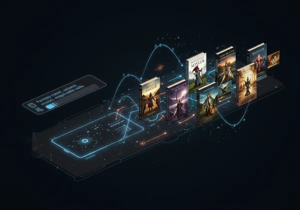 AI generating book covers from a text prompt quickly