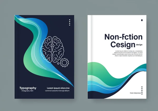 Abstract elements representing book cover design principles