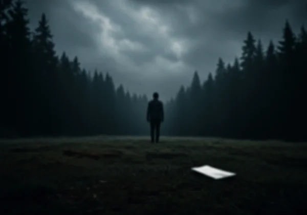 AI-generated thriller book cover, modern and gripping design