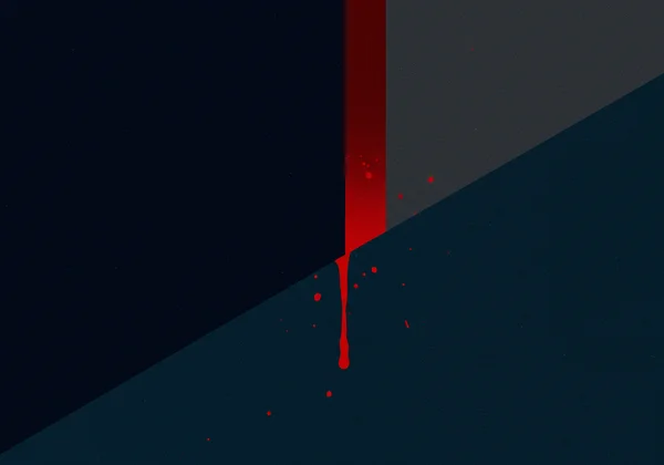 Dark, high-contrast thriller cover showing color psychology