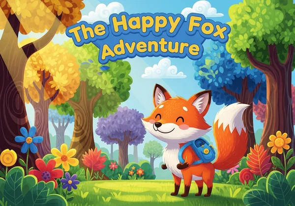 Example of a children's book cover with clear design principles