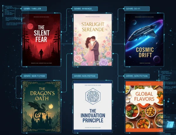 AI ensures book cover design fits its genre