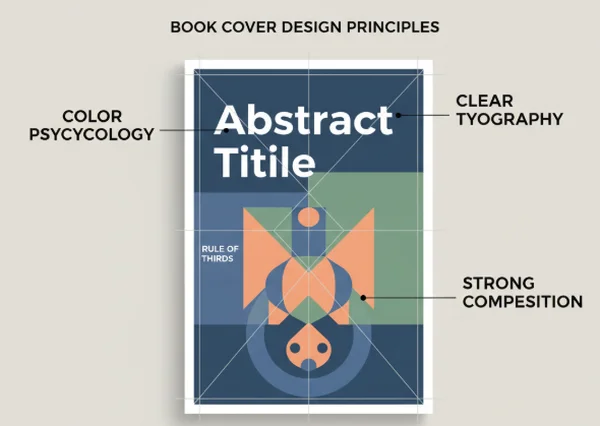Book cover showing design elements
